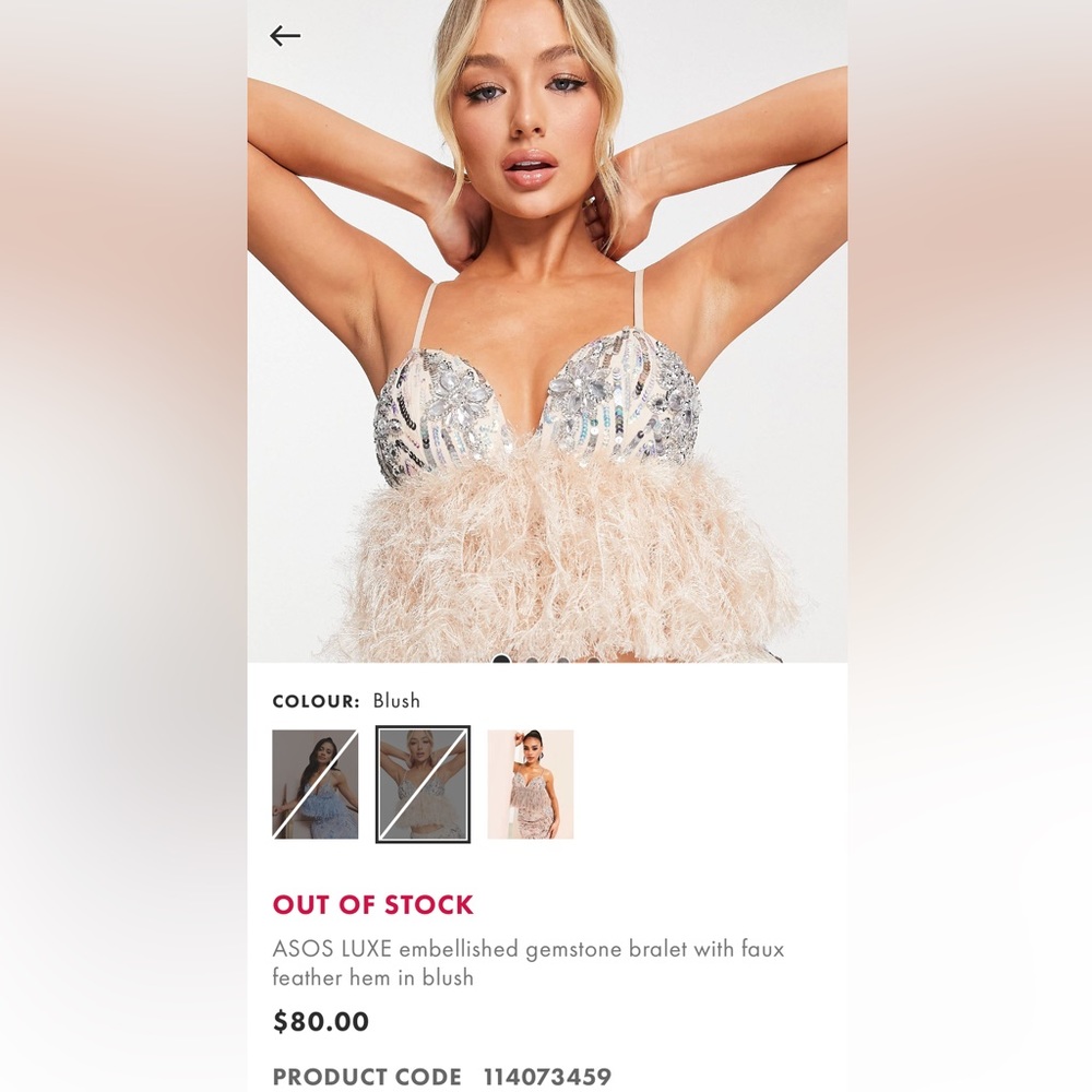ASOS Design sequin top - Picture 2 of 9